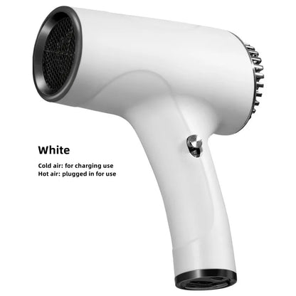 New Wireless Hair Dryer 30000 RPM High Wind Speed Dry Cool Hot Air Children's Home Dormitory Travel USB Charging Hair Dryer