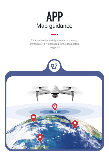 4DRC F10 RC Drone GPS 6K HD Dual Camera Wide-Angle 5G WIFI Fpv Quadcopter Brushless Foldable Obstacle Avoidance Aerial UAV 2KM