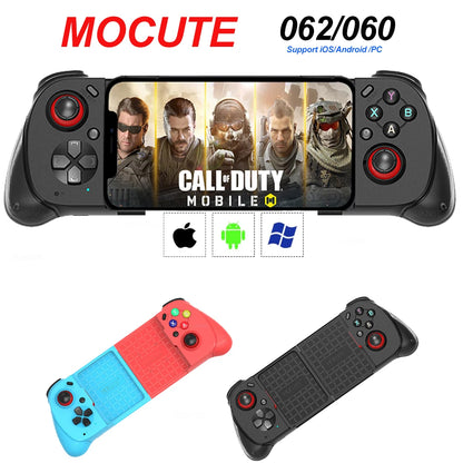 Mocute Gamepad 060 update 062 Mobile Game Joysticks for iPhone IOS13.4 Telescopic Wireless Gaming Controller for iOS/Android/PC