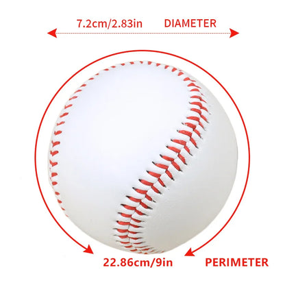 12 Pcs 9-inch hardwood/soft rubber core baseballs throwing training sawdust hard solid baseballs