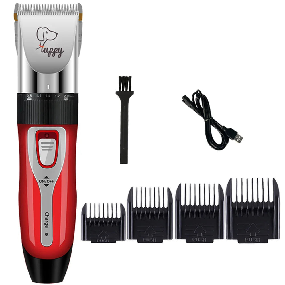 Dog Hair Clipper Pet Hair Trimmer Cat Puppy Grooming Electric Shaver Set Ceramic Blade Recharge Profession Supplies Promotions