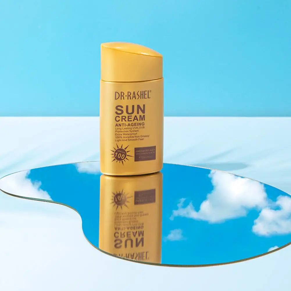 Dr. Rashel Sun Cream Anti-Ageing SPF 100+++ Facial Sunscreen Cream Olar Blocker Moisturizing Refreshing Not Greasy Protector