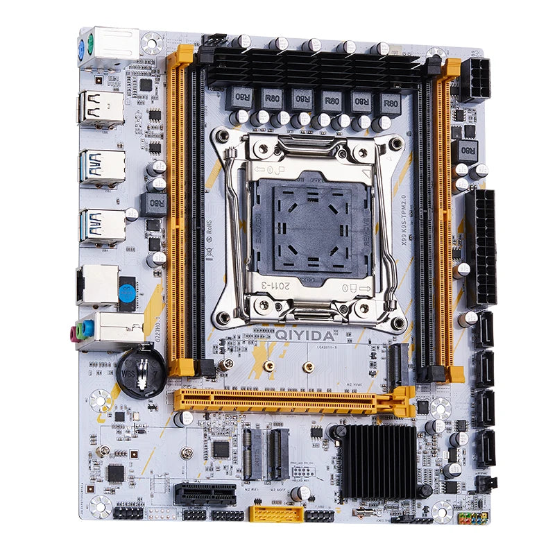 QIYIDA X99 motherboard LGA 2011 3 X99 C612chip with M.2 slot Support DDR4 Memory SATA3.0 USB3.0 PCI16X