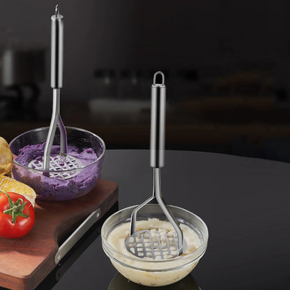 Stainless Steel Potato Mashers Ricers Masher Puree Purple Sweet Potata Pumpkin Grater Makers Tools Crusher Kitchen Acceesories