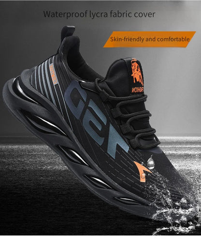 Men Casual Sport Shoes Breathable Lightweight Sneakers Outdoor Mesh Black Running Shoes Athletic Jogging Tenis Walking Shoes