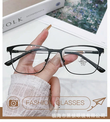 New Ultra Light Anti Blue Light Glasses for Women Fashion Square Eyeglass Frame for Men Myopia Glasses Clear Glasses Eyewear