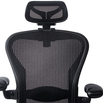 New Headrest for Herman Miller remastered Aeron office Chair Black/Graphite Color. Headrest ONLY - Chair Not Include