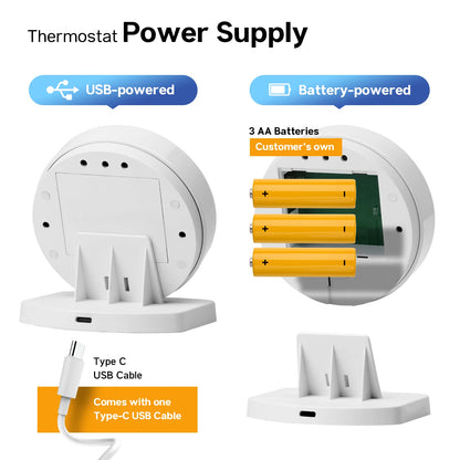 Wireless Thermostat and Hub Controller WiFi Smart Home Zone Heating System for Gas Boiler Water Floor Actuators Central Heating