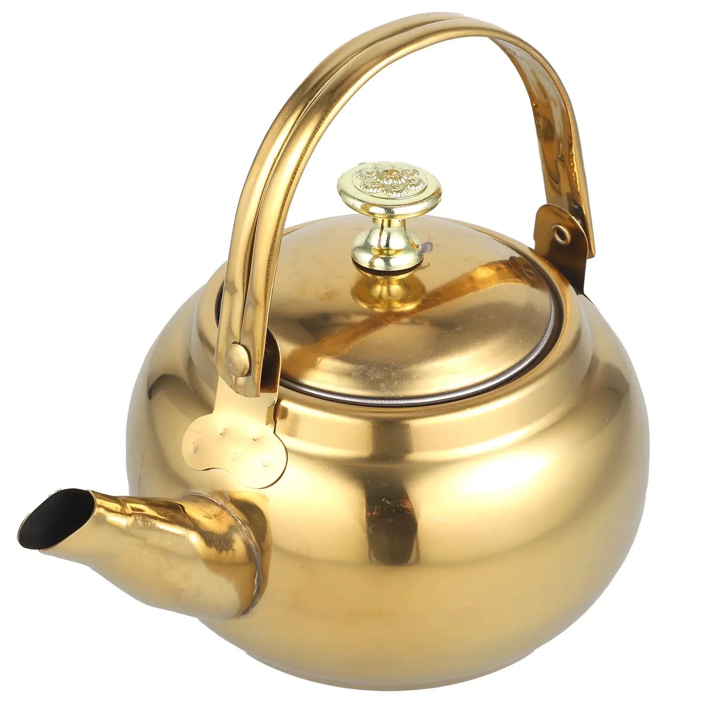 Stainless Steel Exquisite Pot Kettle Water Gas Cooker Teapot Boiling Kitchen Electric Home Household With whistle