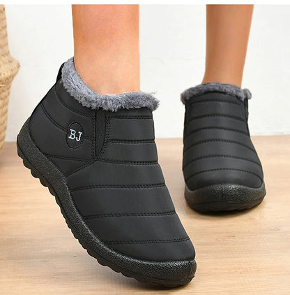 Women's Sneakers Soft Waterproof Fashion Winter Women Solid Comfortable Casual Shoes Non-Slip Outdoor Sneakers Shoes Woman