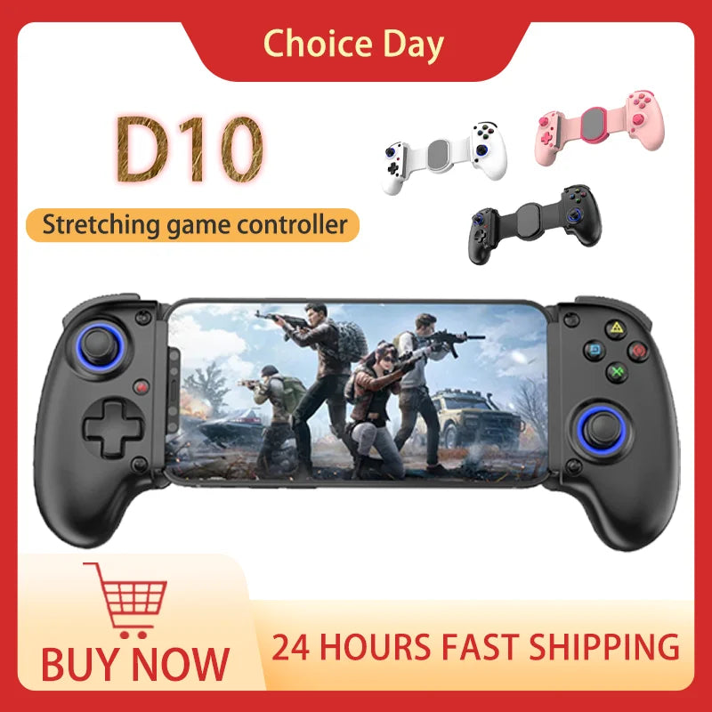 BSP D10 D10S D11 Stretching Cooling Game Controller For SWITCH/Android/Apple IOS Tablet /PS3/PS4 ForXBOX Gamepad Streaming