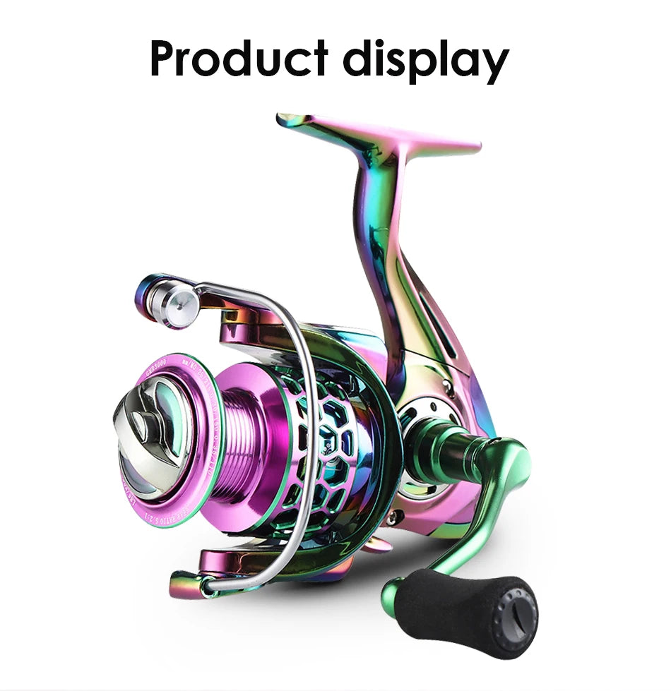 Spinning Fishing Reel 2000 3000 4000 Series Ultralight Max Drag 12kg Surfcasting Spinning Reel Saltwater Jigging Reels