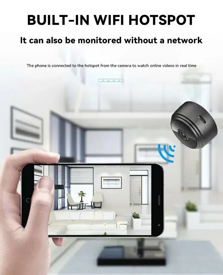 A9 WiFi Mini Camera Recorder Security Monitoring Wireless Video Mini Camera Recorder Voice Camera Smart Home For Infants And P