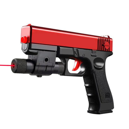 Manual G17 Gel Blaster Toy Gun With Laser Soft Bullet Airsoft Pistol Outdoor Sports CS Game Weapon for Children Gift