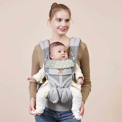 Egobaby 360 Baby Carrier Ergonomic Kangaroo Infant Kid Sling Back Front Facing Backpack Wrap Baby Bag 0-36 Months