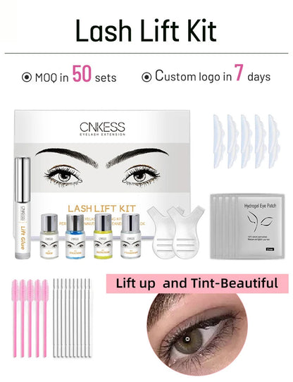 Semi-permanent Brow or Lash Lift and CNKESS Tint Kit Professional Brow Lamination Eyelash Lifting Perming Lashes Dye Eyes Makeup