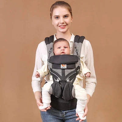 Egobaby 360 Baby Carrier Ergonomic Kangaroo Infant Kid Sling Back Front Facing Backpack Wrap Baby Bag 0-36 Months