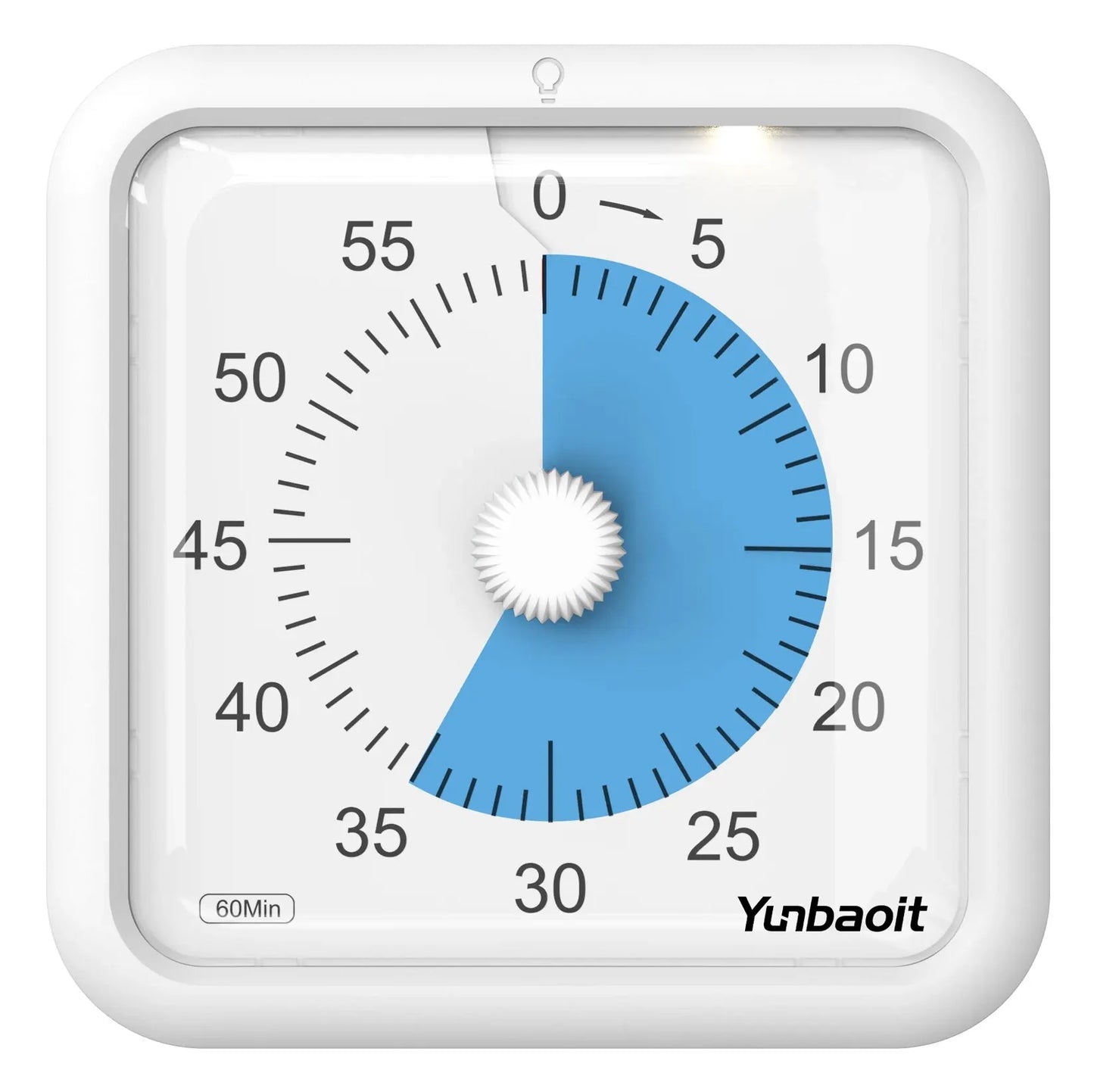 Yunbaoit 16cm Visual Timer, VT06 Large 60 Minute Classroom Countdown Timer for Kids and Educators