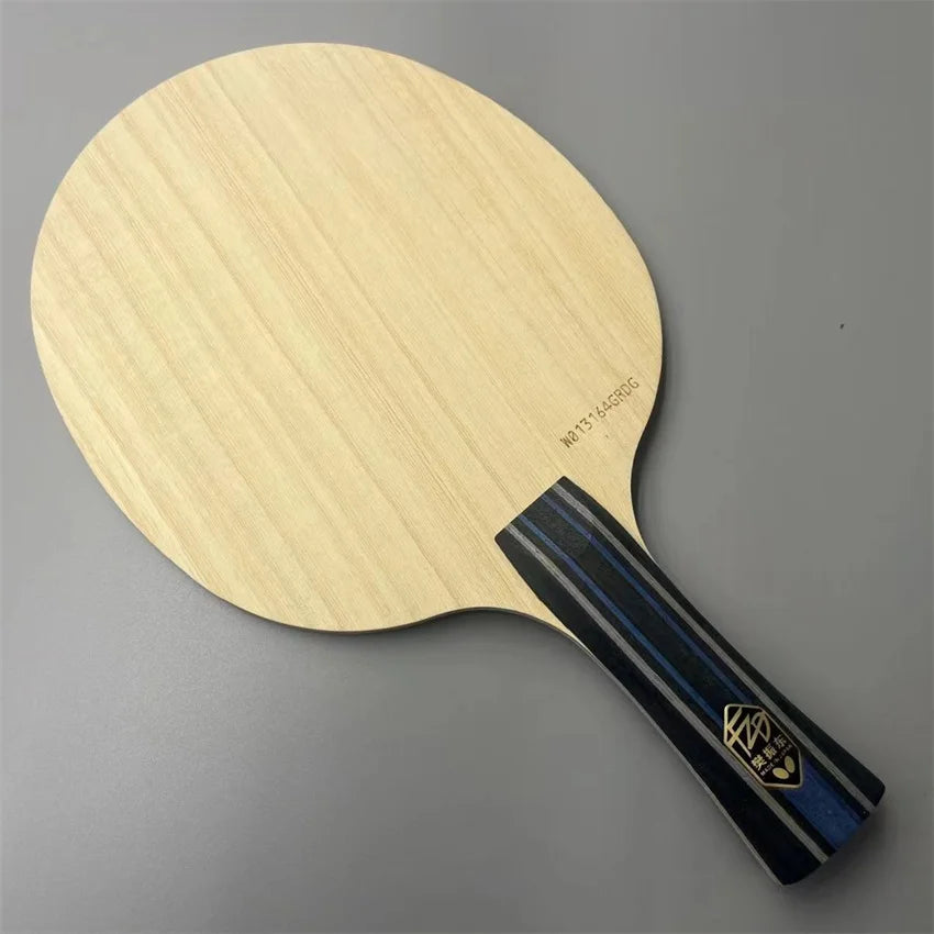 High Quality 5 Wood+2 ALC Table Tennis Blade 7-layer VIS Fan ALC Engraved Structure Base Plate Racket For Competition