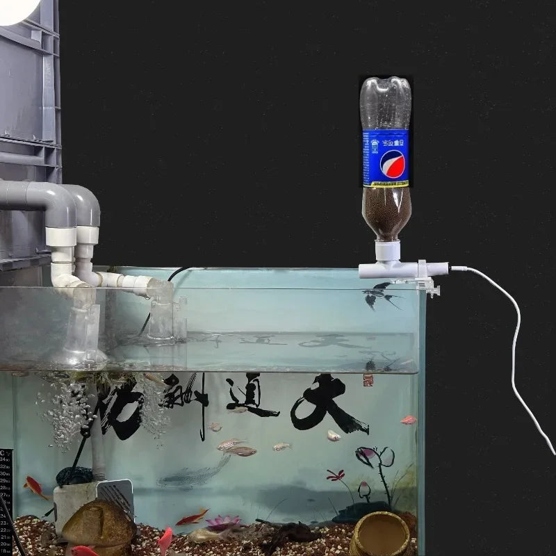 Fish tank feeder Mobile phone remote control Intelligent timing feeder Ornamental fish Turtle food Aquarium automatic feeder