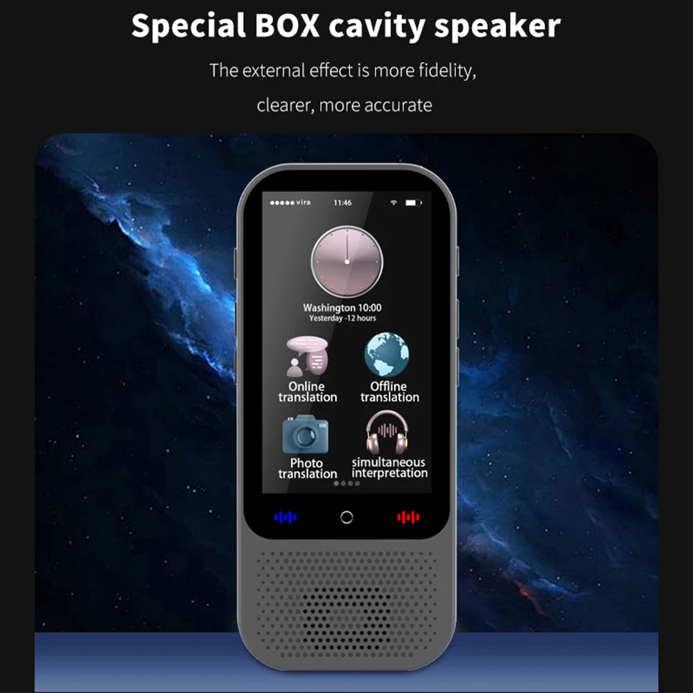 S80 Pro Portable Language Translator Device with 138 Languages Voice Translating 16 Offline Translation ChatGPT Function