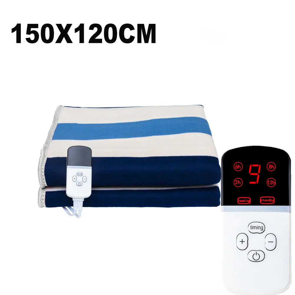 Smart Timer Switch Thicker Electric Blanket Heated Blanket Electric Blanket Double Single Manta  Electric Mat Body Warmer Heater