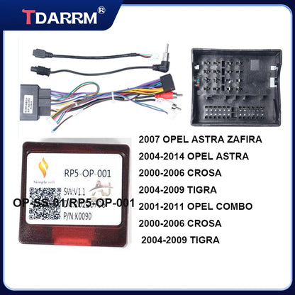 TDARRM Car Radio Adapter Canbus Box Amplifier Decoder For Opel Astra Zafira Antara Vectra Corsa Meriva Combo Agila