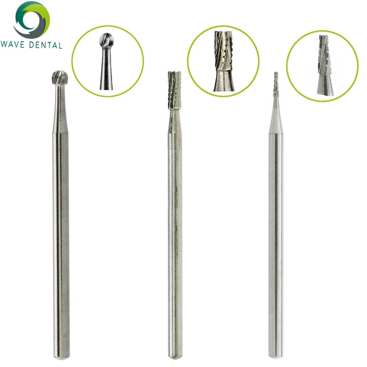 WAVE Dental Burs Tungsten Carbide Bur Dentistry Drills Bits Dental Strawberries HP Cutter Dentist Tools