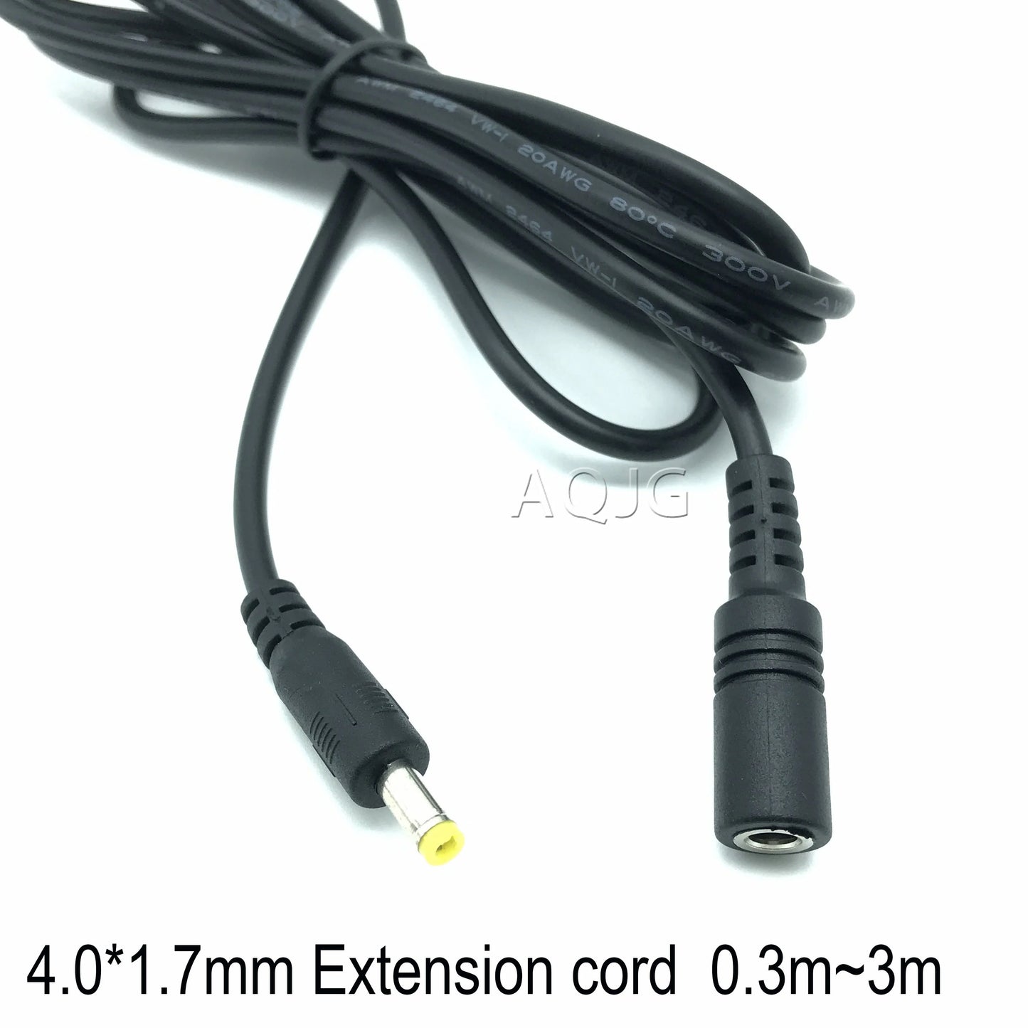 1pcs Power supply DC 4.0mm x 1.7mm Female to 4.0mm x 1.7mm Male Plug Cable adapter extension cord 2M 1.5M Power extension cord