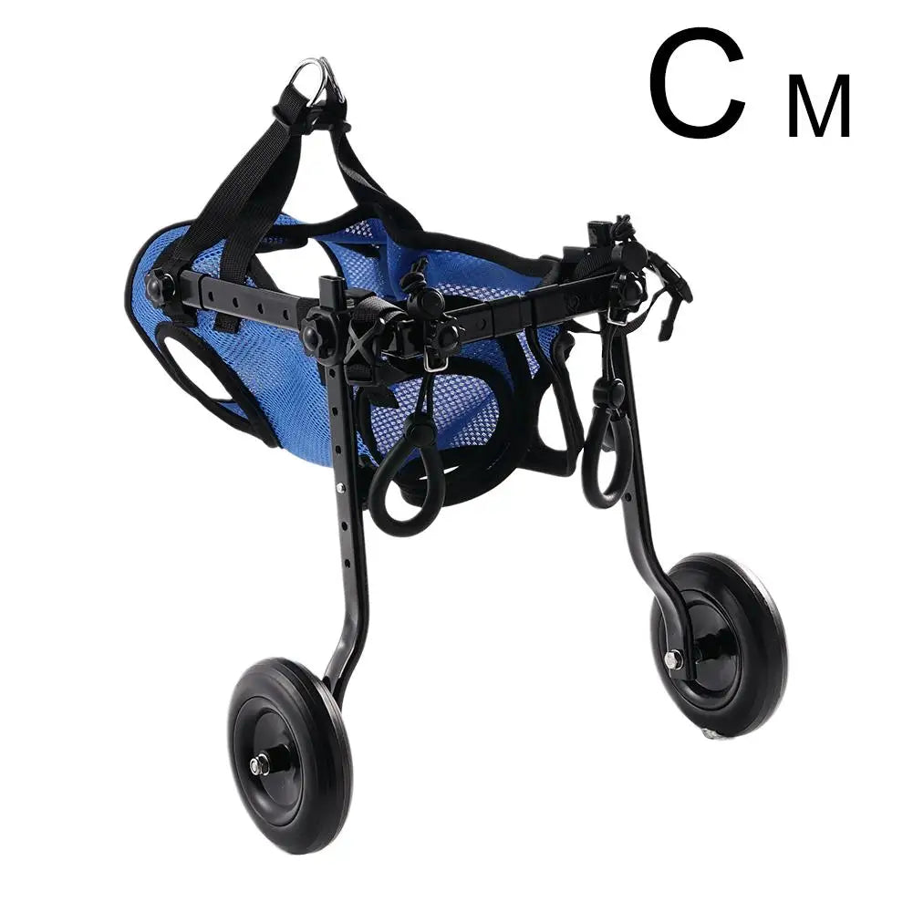 Pet Trolley Adjustable Hind Leg Disabled Pet Dog Mobility Aid Light Rehabilitation Legs Pet Wheelchair Walk Trolley Tools