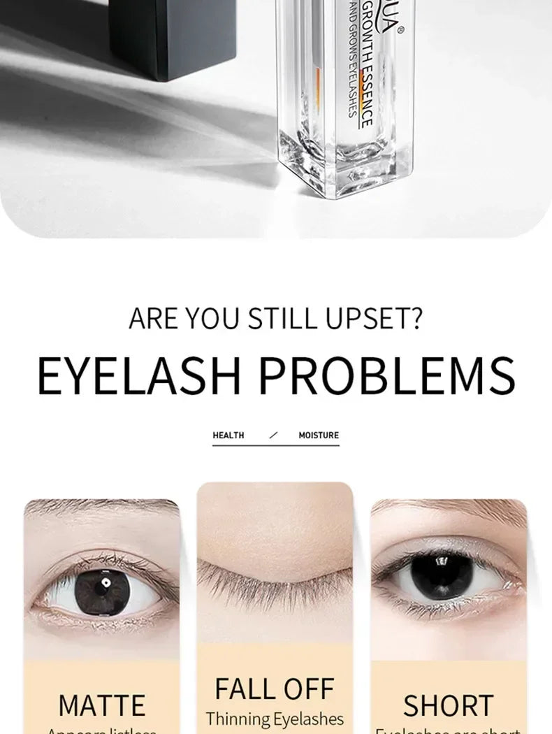 7 Days Fast Eyelash Growth nutrition Serum Natural Curl Health Volume & Thicken Eyelash Treatment Eyelash & Eyebrow Enhancer