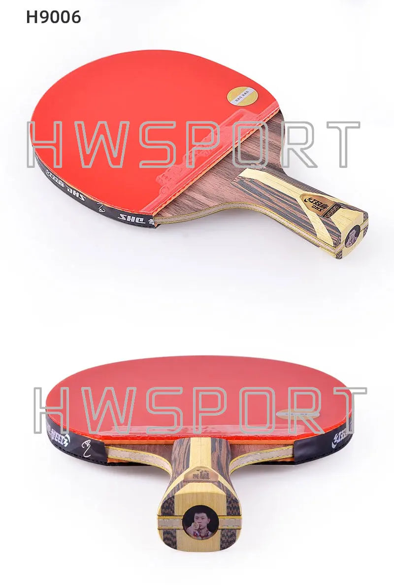 Original DHS 7 Star Table Tennis Racket Offensive 8 Star 9 Star Professional Ping Pong Racket ALC Carbon Paddle