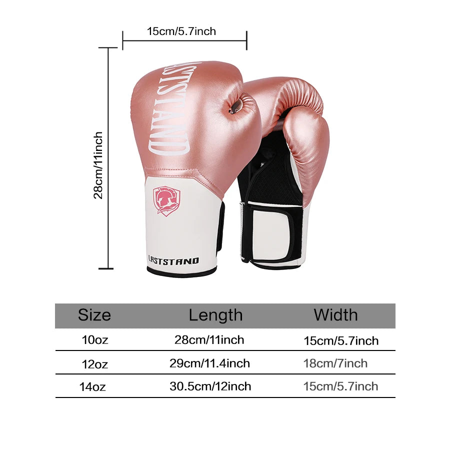 LASTSTAND 10 12 14oz MMA Boxing Gloves for Adult Professional Free Fighting Taekwondo Equipment Kickboxing Sandbag Equipment