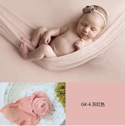 3 Meter seersucker wrap for newborn photography props,stretch baby wrap for photo shoot