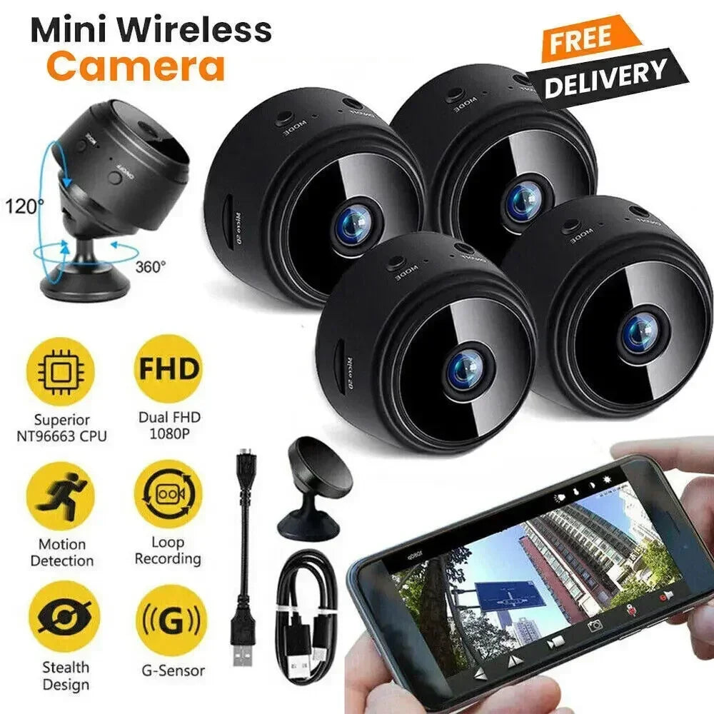 A9 WiFi Mini Camera Recorder Security Monitoring Wireless Video Mini Camera Recorder Voice Camera Smart Home For Infants And P