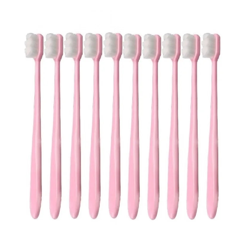 Environmentally Toothbrush Ultra-fine Soft Toothbrush Deep Cleaning soft brush teeth Adult kids Manual Toothbrush For Oral Care