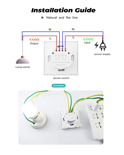 Infrare Wall Smart Light Switch IR Sensor No Need Touch EU Glass Screen Panel Switch Electrical Power On Off Lamp