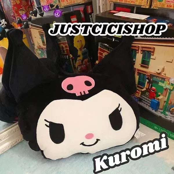 45cm Kuromi Doll Plush Doll Decoration Kuromi Pillow Doll Peripheral Toys Melody Birthday Gift