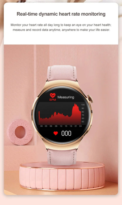 2024 New  For Huawei IOS GPS Track Smart Watch Women HD Screen Heart rate NFC Bluetooth Call Waterproof Blood Sugar Smartwatches