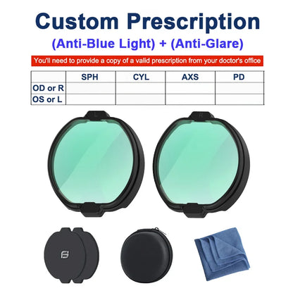 New Magnetic Lens For PSVR2 VR Prescription Lenses Customized  Anti-blue Anti-reflective Myopia Glasses for PS VR2 Accessories