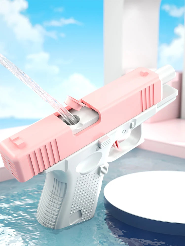 Summer Water Gun non Electric Pistol High-pressure Full Automatic Shooting Water Beach Toy Gun For kid Children Boys Girls