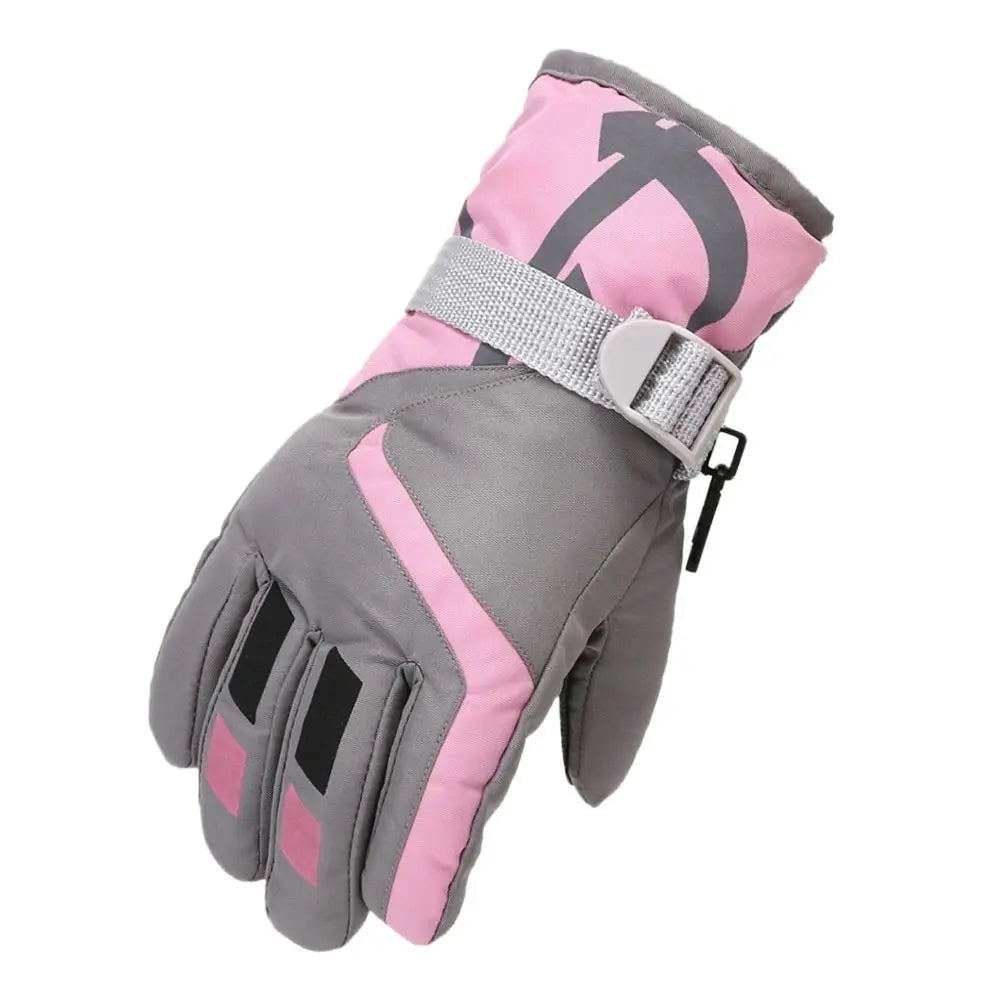 Boy Girls Ski Snowboard Windproof Gloves Children Kids Winter Snow Warm Gloves Waterproof Thicken Keep Warm Winter Must Gloves