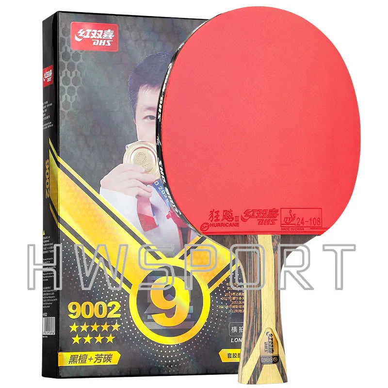 Original DHS 7 Star Table Tennis Racket Offensive 8 Star 9 Star Professional Ping Pong Racket ALC Carbon Paddle