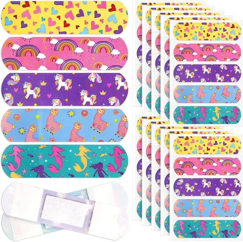 40pcs 50pcs 60pcs Per Set Cartoon Band Aid Sticking Plaster for Wound Dressing Patch Children Kids Woundplast Adhesive Bandages