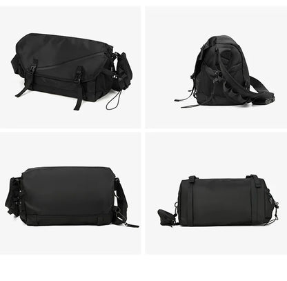 Causal Nylon Shoulder Man Bag Japanese Teenager School Laptop Sling Men's Bag Streetwear Travel Cross Bag Messenger Bags for Men