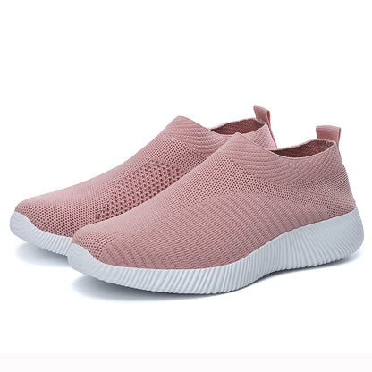 Women Sneakers Slip On Sock Shoes Women Flat Casual Sneaker Women's Sports Shoes Breather Vulcanize Shoes For Women Zapatillas