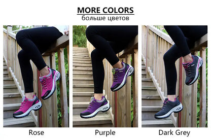 Women Sports Shoes Platform Sneakers Fashion Outdoor Hiking  Non-Slip Casual Shoes Low Top Running Shoes Women Footwear