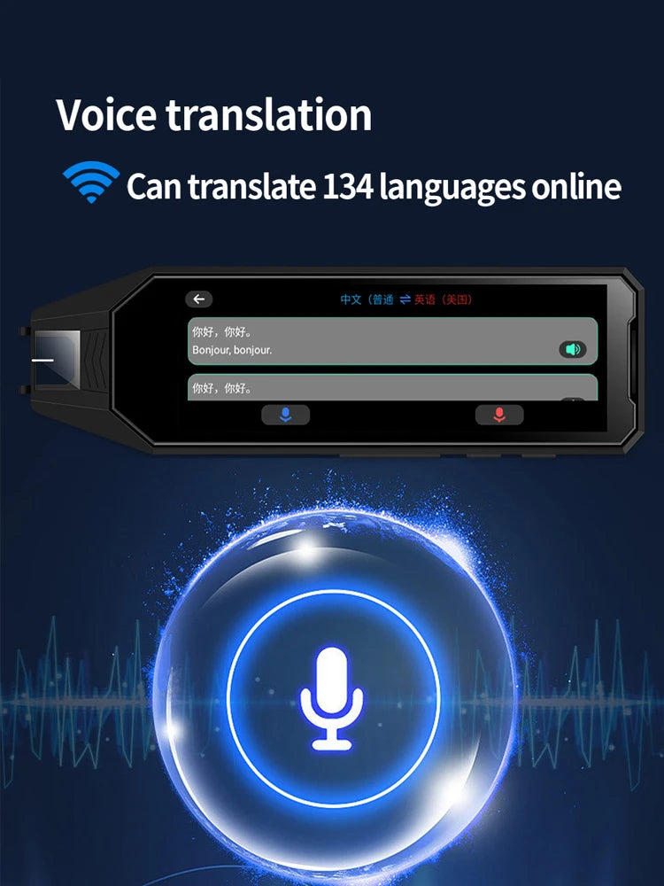 5.5-inch large-screen translation pen, supports scanning and translation in 60 languages - voice translation in 134 languages