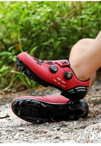 New Cycling Shoes for Men Women Speed Mountain Bicycle Flat SPD Pedals Racing Biking MTB Cleats Road Bike Sneakers