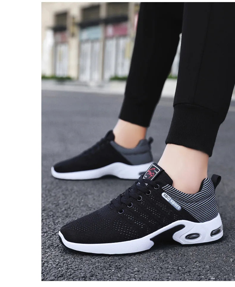 Professional Running Shoes For Men Lightweight Men's Designer Mesh Sneakers Lace-Up Male Outdoor Sports Tennis Shoe